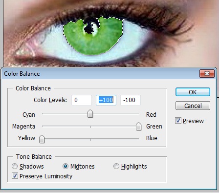 Photoshopta göz rengi değiştirme resimli anlatim | mintik.com