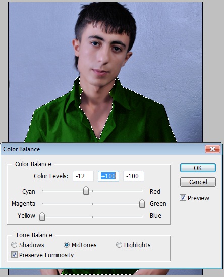 Photoshop Cs3 te Elbise Rengini Değiştirme